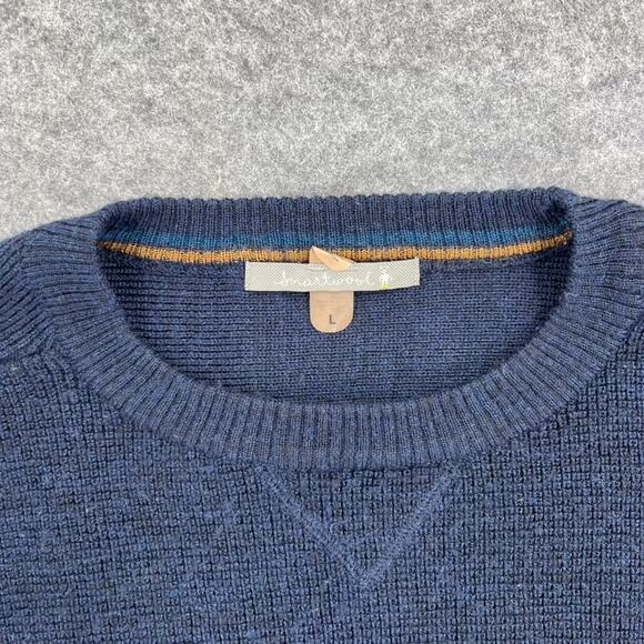 Smartwool Sweater Navy Large Merino Wool - Picture 3 of 5
